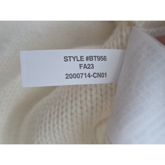 Jcrew Crewcuts Girls' Ruffleneck Bobble Sweater Ivory Size XS 4-5 Style# BT956 - Picture 6 of 7